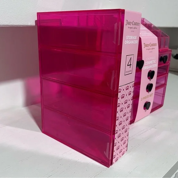 JUICY COUTURE STORAGE ORGANIZERS